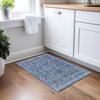 Dalyn Karaj KJ3 Blue Machine Washable Area Rug Scatter Lifestyle Image Feature