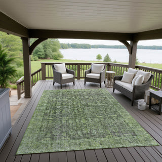 Dalyn Karaj KJ3 Cactus Machine Washable Area Rug Outdoor Lifestyle Image Feature