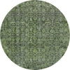 Dalyn Karaj KJ3 Cactus Machine Washable Area Rug Round Main Image