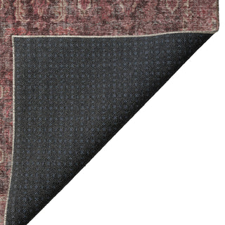 Dalyn Karaj KJ3 Pink Machine Washable Area Rug Backing Image