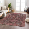 Dalyn Karaj KJ3 Pink Machine Washable Area Rug Lifestyle Image Feature