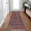 Dalyn Karaj KJ3 Pink Machine Washable Area Rug Runner Lifestyle Image Feature