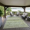 Dalyn Karaj KJ4 Aloe Machine Washable Area Rug Outdoor Lifestyle Image Feature