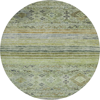 Dalyn Karaj KJ4 Aloe Machine Washable Area Rug Round Main Image