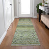 Dalyn Karaj KJ4 Aloe Machine Washable Area Rug Runner Lifestyle Image Feature