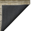 Dalyn Karaj KJ4 Brown Machine Washable Area Rug Backing Image
