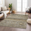 Dalyn Karaj KJ4 Brown Machine Washable Area Rug Lifestyle Image Feature