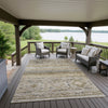 Dalyn Karaj KJ4 Brown Machine Washable Area Rug Outdoor Lifestyle Image Feature