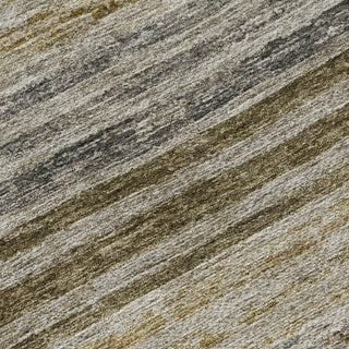 Dalyn Karaj KJ4 Brown Machine Washable Area Rug Swatch Image