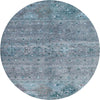 Dalyn Karaj KJ5 Blue Machine Washable Area Rug Round Main Image