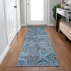 Dalyn Karaj KJ5 Blue Machine Washable Area Rug Runner Lifestyle Image Feature