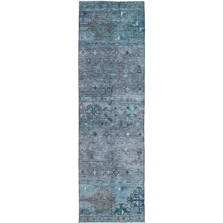 Dalyn Karaj KJ5 Blue Machine Washable Area Rug Runner Main Image