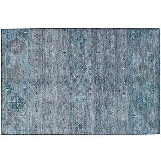 Dalyn Karaj KJ5 Blue Machine Washable Area Rug Scatter Main Image