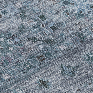 Dalyn Karaj KJ5 Blue Machine Washable Area Rug Swatch Image
