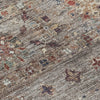 Dalyn Karaj KJ5 Gray Machine Washable Area Rug Swatch Image