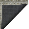 Dalyn Karaj KJ5 Pewter Machine Washable Area Rug Backing Image