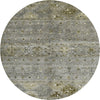 Dalyn Karaj KJ5 Pewter Machine Washable Area Rug Round Main Image