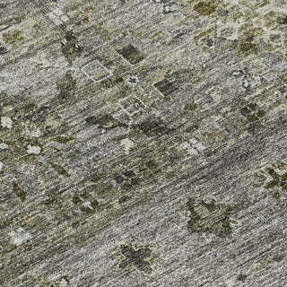 Dalyn Karaj KJ5 Pewter Machine Washable Area Rug Swatch Image