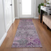Dalyn Karaj KJ5 Purple Machine Washable Area Rug Runner Lifestyle Image Feature