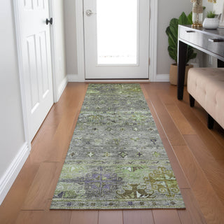 Dalyn Karaj KJ5 Sage Machine Washable Area Rug Runner Lifestyle Image Feature