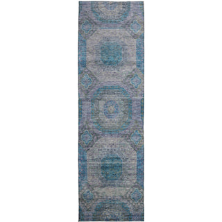 Dalyn Karaj KJ6 Blue Machine Washable Area Rug Runner Main Image