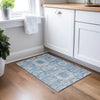 Dalyn Karaj KJ6 Blue Machine Washable Area Rug Scatter Lifestyle Image Feature