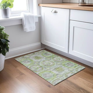 Dalyn Karaj KJ6 Olive Machine Washable Area Rug Scatter Lifestyle Image Feature