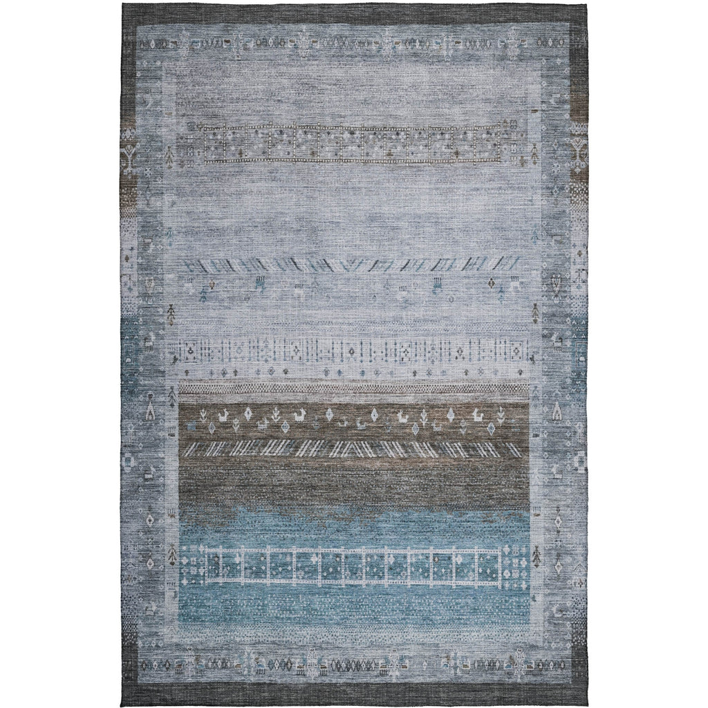 Dalyn Karaj KJ7 Blue Machine Washable Area Rug main image