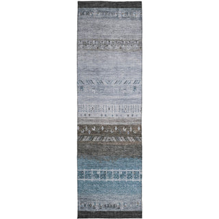 Dalyn Karaj KJ7 Blue Machine Washable Area Rug Runner Main Image