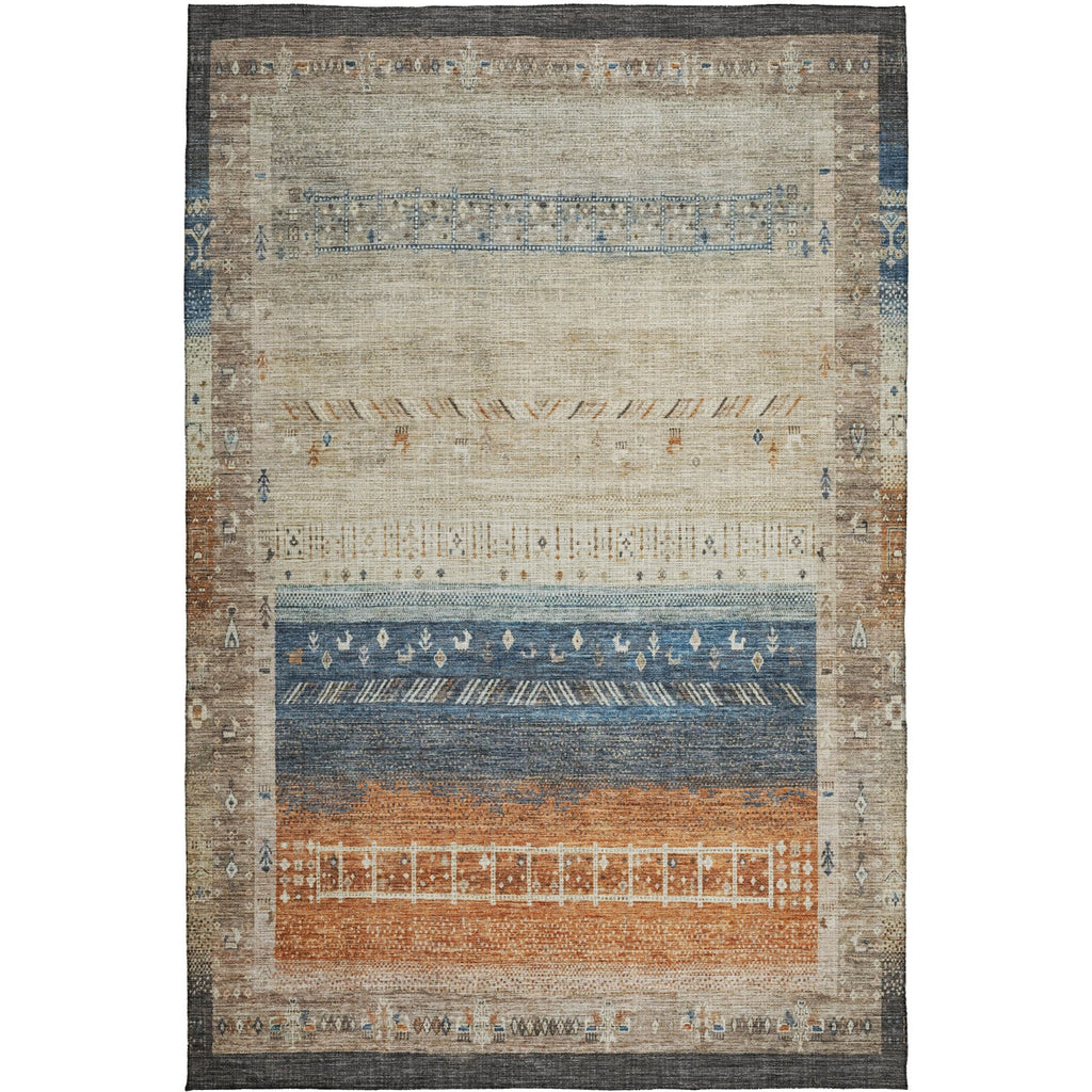 Dalyn Karaj KJ7 Brown Machine Washable Area Rug main image