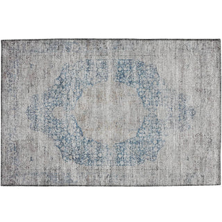 Dalyn Karaj KJ8 Blue Machine Washable Area Rug Scatter Main Image