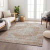 Dalyn Karaj KJ8 Copper Machine Washable Area Rug Lifestyle Image Feature