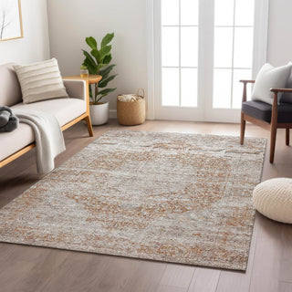 Dalyn Karaj KJ8 Copper Machine Washable Area Rug Lifestyle Image Feature