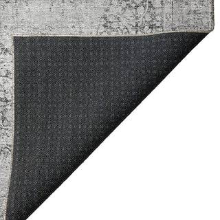 Dalyn Karaj KJ8 Gray Machine Washable Area Rug Backing Image