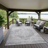 Dalyn Karaj KJ8 Gray Machine Washable Area Rug Outdoor Lifestyle Image Feature