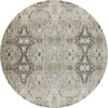 Dalyn Karaj KJ9 Linen Machine Washable Area Rug Round Main Image