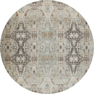 Dalyn Karaj KJ9 Linen Machine Washable Area Rug Round Main Image
