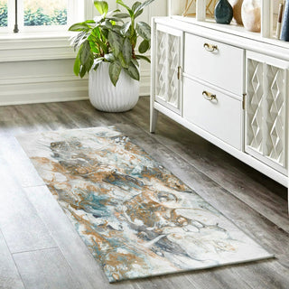 Dalyn Kikiamo KK11 Volcano Machine Washable Area Rug Runner Lifestyle Image Feature