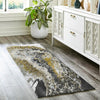Dalyn Kikiamo KK13 Graphite Machine Washable Area Rug Runner Lifestyle Image Feature