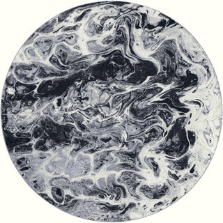 Dalyn Kikiamo KK14 Marble Machine Washable Area Rug Round Main Image