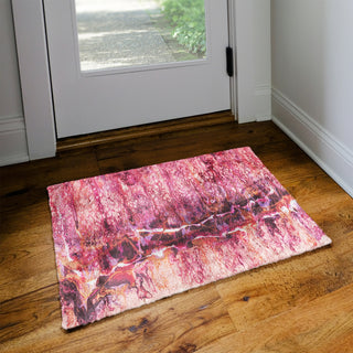 Dalyn Kikiamo KK16 Flamingo Machine Washable Area Rug Scatter Lifestyle Image Feature