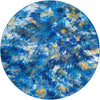 Dalyn Kikiamo KK17 Pacifica Machine Washable Area Rug Round Main Image