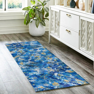 Dalyn Kikiamo KK17 Pacifica Machine Washable Area Rug Runner Lifestyle Image Feature