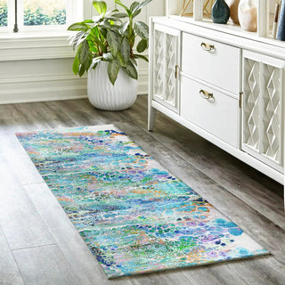 Dalyn Kikiamo KK20 Twilight Machine Washable Area Rug Runner Lifestyle Image Feature
