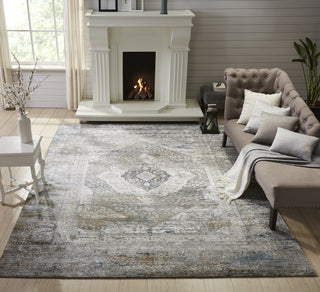 Ancient Boundaries Kerri KER-06 Greys/Multi Area Rug Lifestyle Image Feature