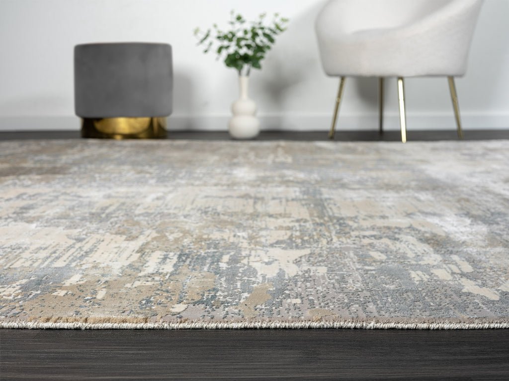 Ancient Boundaries Kerri KER-640 Grey Area Rug Lifestyle Image Feature