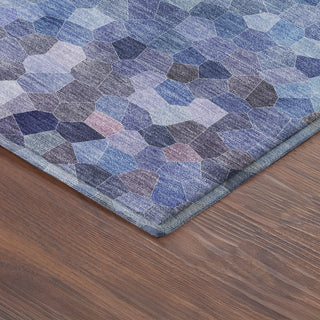 Dalyn Kaleidoscope KL1 Baltic Machine Washable Area Rug Corner Image