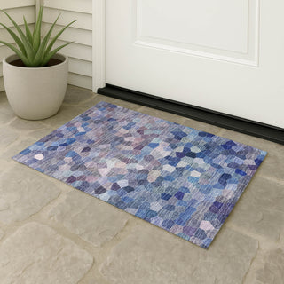 Dalyn Kaleidoscope KL1 Baltic Machine Washable Area Rug Outdoor Lifestyle Image Feature