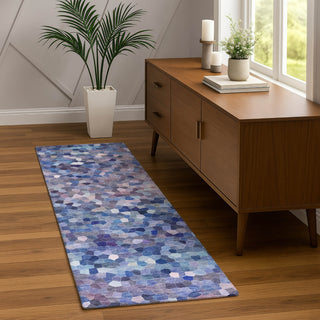 Dalyn Kaleidoscope KL1 Baltic Machine Washable Area Rug Runner Lifestyle Image Feature
