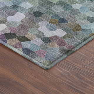 Dalyn Kaleidoscope KL1 Cactus Machine Washable Area Rug Corner Image